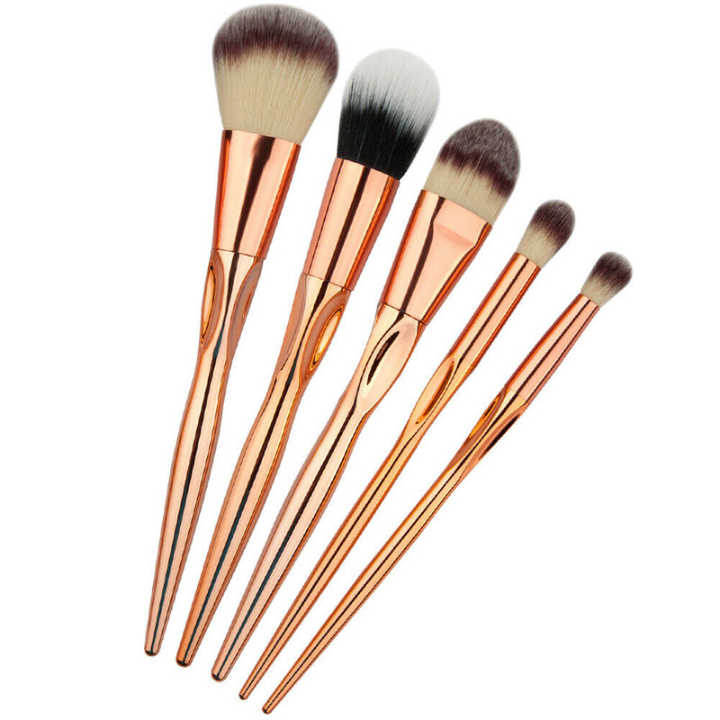 Pro 5pcs Makeup Brushes Set Powder Foundation Eyeshadow Lip Brush Tool A