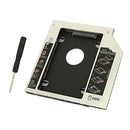 Black Plastic 2.5in 9.5mm Hard Drive Disk Caddy Adapter Case For CD/DVD-ROM