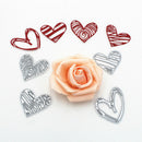 4pcs Heart Shape Metal Cutting Dies Stencil DIY Scrapbooking Album Card Craft