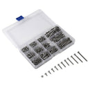 440pcs/Set M3 Screws Nuts Kits Set Stainless Steel Hex Head Socket Screws a