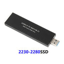 5Gbps USB 3.0 TO M.2 NGFF SSD SATA External Enclosure Adapter Box