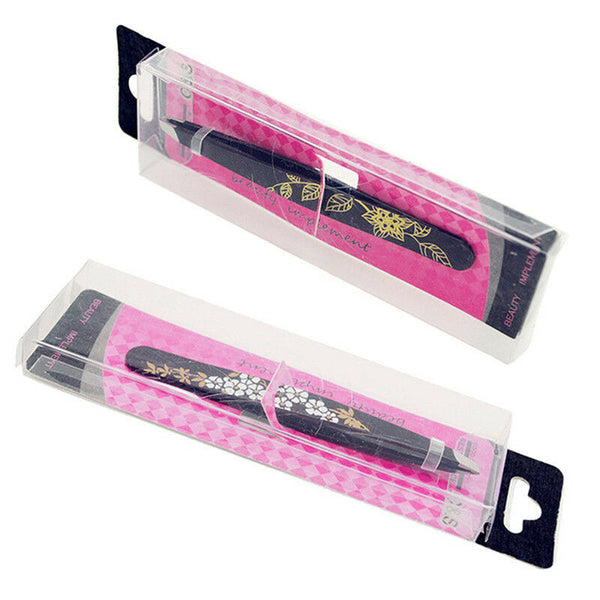 Professional Eyebrow tweezers Hair Beauty Slanted Stainless Steel Tweezer Too Gw