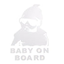 Car Reflective aterpoof Rear Door Reflective Car Stickers Baby on Board