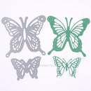 2pcs Butterfly Frame Metal Cutting Dies for Scrapbooking Album Card Craft Decor