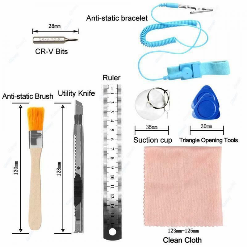 Precision Set Opening Repair Tool Kit with Bag for Cell Phone iPad PC Laptop