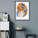 5D DIY Special Shaped Diamond Painting Fox Pattern Cross Stitch Wall Decor
