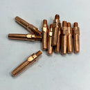 10pcs Gas Shielded Welding Fitting Conductive Tip for Welding Accs 8.8x0.9x40mm