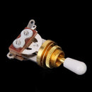 3-Way Toggle Switch Golden w/ Ivory Tip for LP Les Paul Electric Guitars