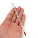 Aquarium Submersible Glass Thermometer with Suction Hydrometer Fish Tank toolsM&