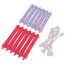 24Pcs Professional Curling Hairdressing Perming Rods For Hair Styling DIY