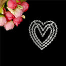 Lovely Heart Framed Metal Cutting Dies Stencil Scrapbook Paper Cards CraftJBTOCA