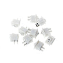 10X10x15mm 2 Pin SPST ON/OFF Soldering Terminal Boat Rocker Switch 3A AC 250V