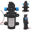 DC 12V 60W Mini Micro Diaphragm High Pressure Water Pump Automatic Switch 5L/min