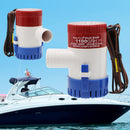 1100GPH 12V Bilge Pump 3AMP 12N Marine Water Pump Submersible Yacht Boat