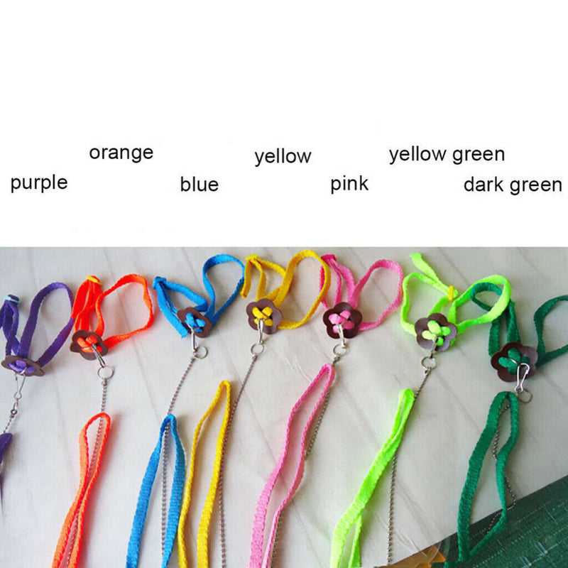 2pcs Adjustable Reptile Lizard Harness Leash Rope Light Soft Anti-bite