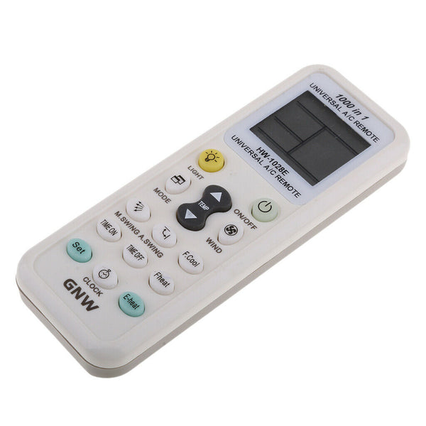 Universal Replacement HW-1028E LCD A/C Remote Control Controller