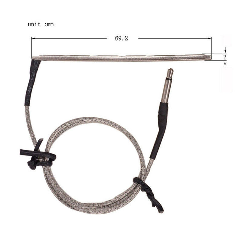 1pc Transducer Piezo Pickup Under Saddle Pickup for Acoustic Guitar EQ