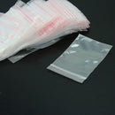200x Mini Clear Self Press Seal Polyethylene Zip Lock Plastic Jewelry Bags AAF