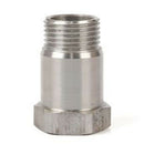 1PCS 304 Stainless Steel Oxygen Sensor Extender Spacer Extension Adapter M18X1.5