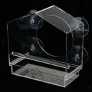 Acrylic Bird Seed Container Feeder For Birds Cage Weatherproof Birding