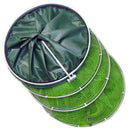 Stainless Steel Double Rings 4 Layers Collapsible Folding Fish Care Net  A