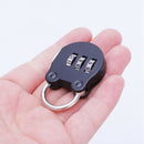 Combination e Travel Suitcase Luggage Padlock Digit Push Password Lock Zinc H6F6