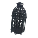 European Metal Moroccan Candle Holder Votive Candlestick Home Decor Black