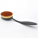 5Pcs Single Foundation Brush Toothbrush Shaped Plastic Handle Foundation Br
