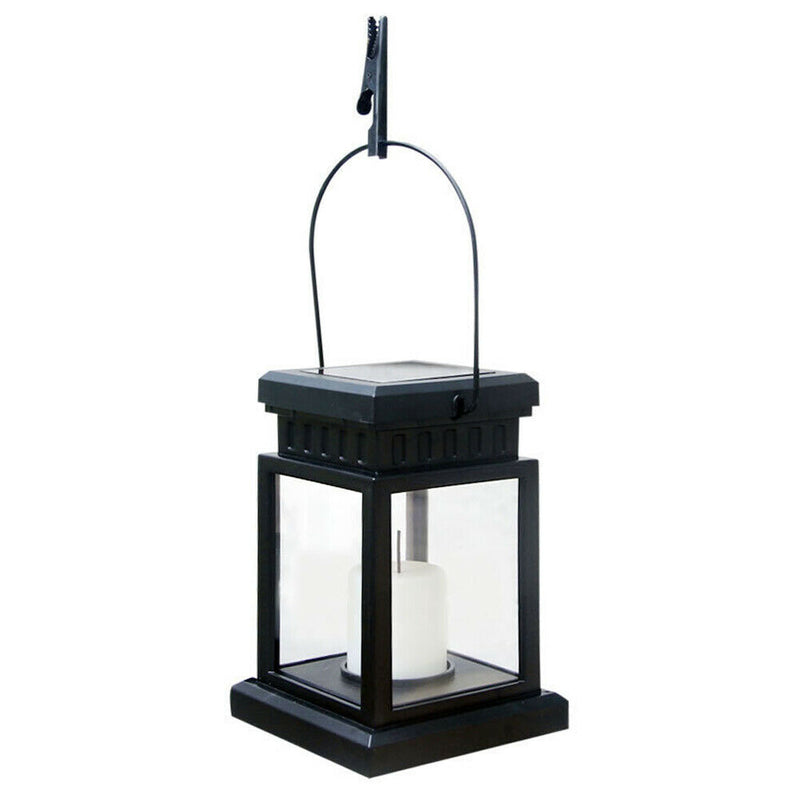 2pcs Waterproof Solar Table Lamp Garden Hanging Decor LED Candle Light
