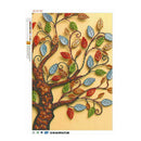 5D Leaves Tree Diamond Painting Embroidery DIY Cross Stitch Home Decor