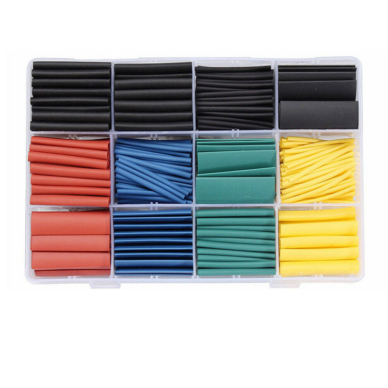 5 Sleeve Cable Wire Kit Car Tube Electrical Heat Shrink Assorted