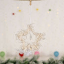 Christmas Tree Pendant Cute Plush Home Festival Ornaments (Star Apricot) A
