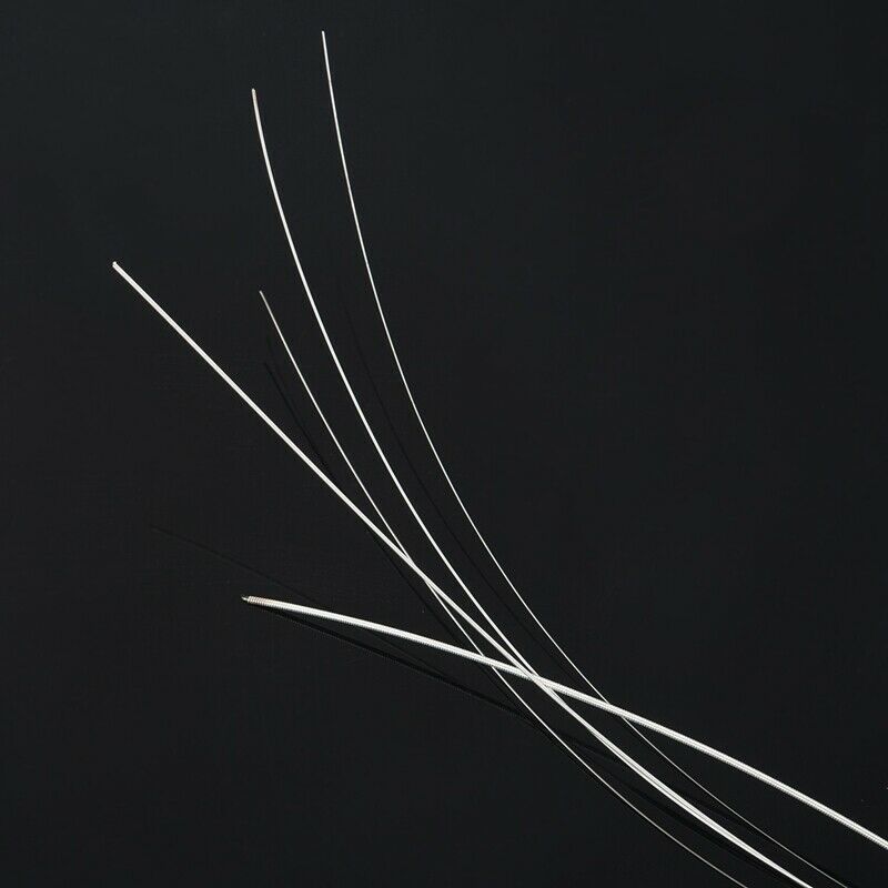 set of 6 150XL gauge 0.009 inch steel strings for electric guitar
