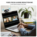1080P Full HD USB Webcam w/ Microphone for Desktop PC/Laptop Video Calling