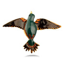 Trendy Lampwork Crafts Cute Enamel Birds Brooches For Women Fashion Jewelry
