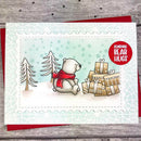 DIY Color Bear Album Embossing Clear Silicone Stamp Seal for Christmas (B) A