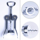 Stainless Steel Metal Wine Corkscrew Bottle Handle Opener Corkscrews