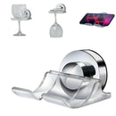 Bath & Shower Suction Cupholder Caddy Wine Sucker Cup Holder Phone,Shaver Shelf