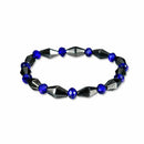 Fashion Natural Stone Magnetite Black Gallstone Beaded Bracelet Health Bang