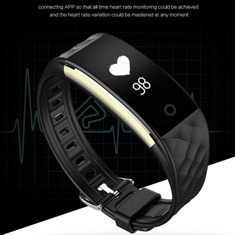 S2 Smart Band Wristband Bracelet Heart Rate Pedometer Sleep Fitness Tracker