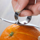 1pc Orange Peelers Stainless Steel Fruit Skin Parer Peeling Lime Lemon Opene Ew