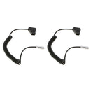 2Pack D-Tap Power Supply Coiled Cable for Blackmagic Pocket Cinema Camera 4k