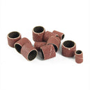 338pcs #60 #120#320 Sanding Band With 3/8 1/4 1/2 Rubber Mandrel For Electr