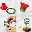 9 Rolls Bonsai Wires Anodized Aluminum Bonsai Training Wire with 3 Sizes (1