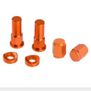 Motorcycle CNC Billet Tire Valve Stem Lock Nut Cap Rim Lock Nut Cap Washer