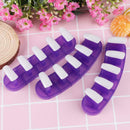 3 in 1 Nail Holder Practice Training Display Stand w/15pcs Nail Tip (Purple