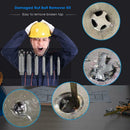 6pcs Damaged Nut Bolt Remover Kit Stud Extractor Broken Bolt Screw Remover