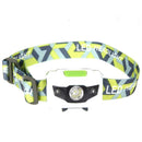 300LM Mini Super Bright Headlight R3 + 2 LED 4 mode white green A