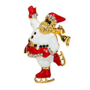 New Crystal Rhinestone Enamel Brooch Pin Wedding Party Christmas Gift A