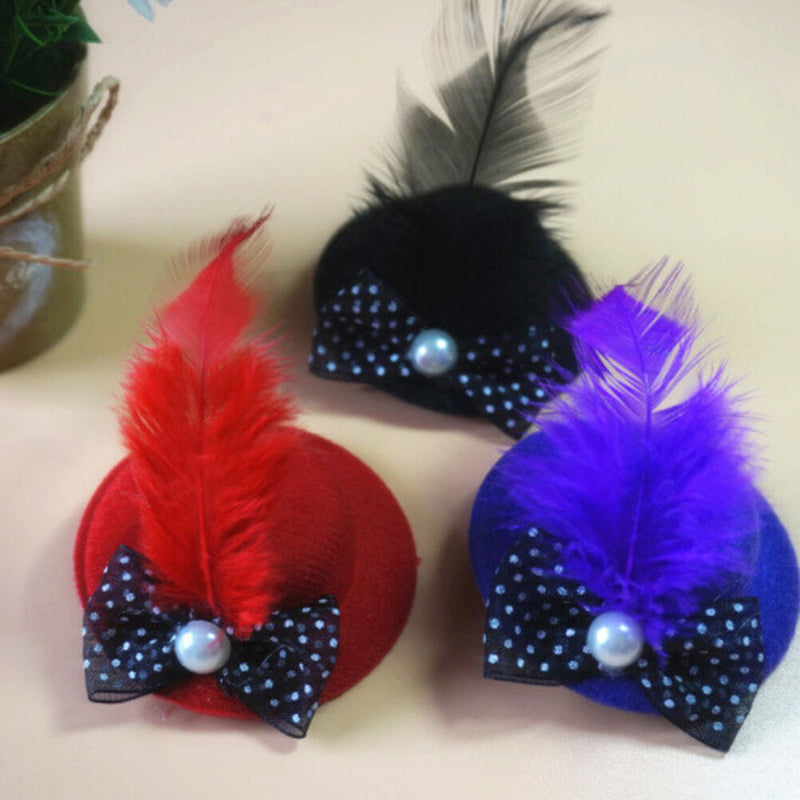 1PCS Cute Caps princess style Design Dog Hair Pet Grooming Hair Clips   %o